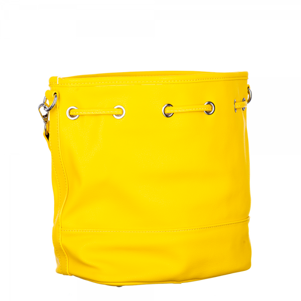 Γυναικεία τσάντα Krila κίτρινη, 2 - Kalapod.gr